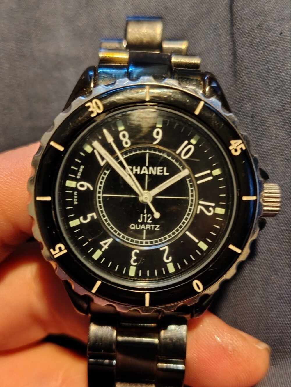 Chanel J12 Black Ceramic Style Quartz Watch